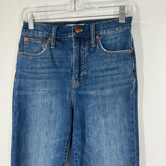 Madewell The Perfect Vintage Crop Jeans Bellbrook Wash Comfort Stretch Edition - Picture 3 of 10